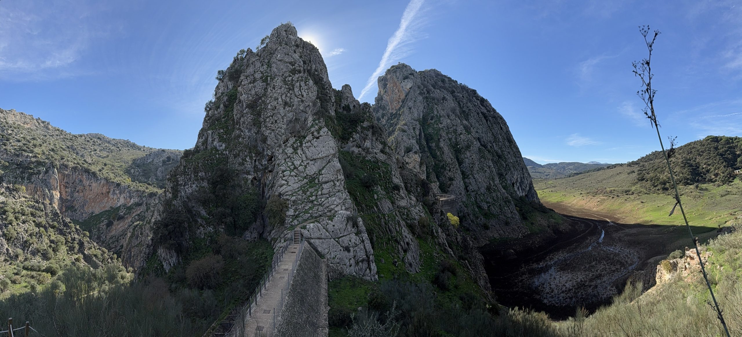 The gorge at the Presa de los Caballeros